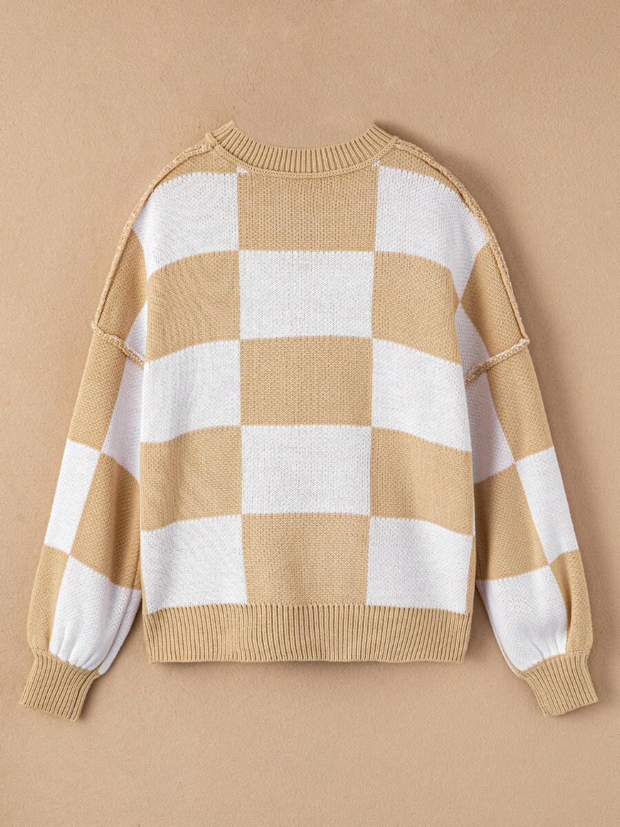Noor | Colorblock Knit Sweater