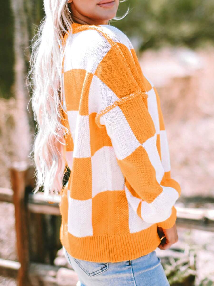 Noor | Colorblock Knit Sweater