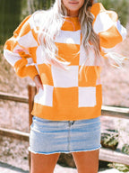 Noor | Colorblock Knit Sweater