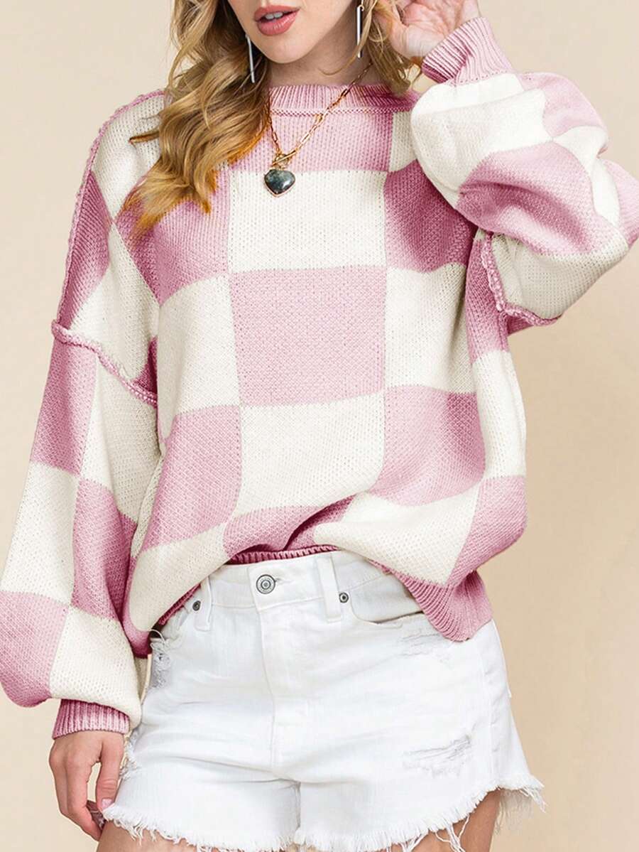 Noor | Colorblock Knit Sweater
