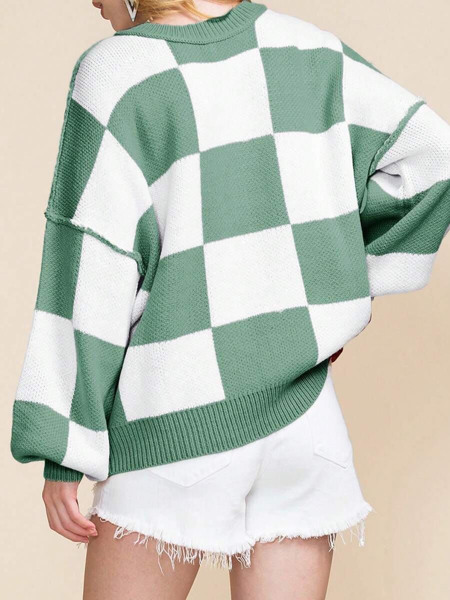Noor | Colorblock Knit Sweater