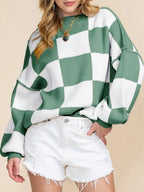 Noor | Colorblock Knit Sweater