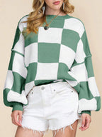 Noor | Colorblock Knit Sweater