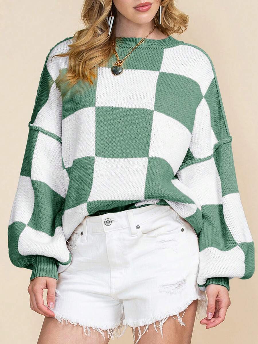 Noor | Colorblock Knit Sweater