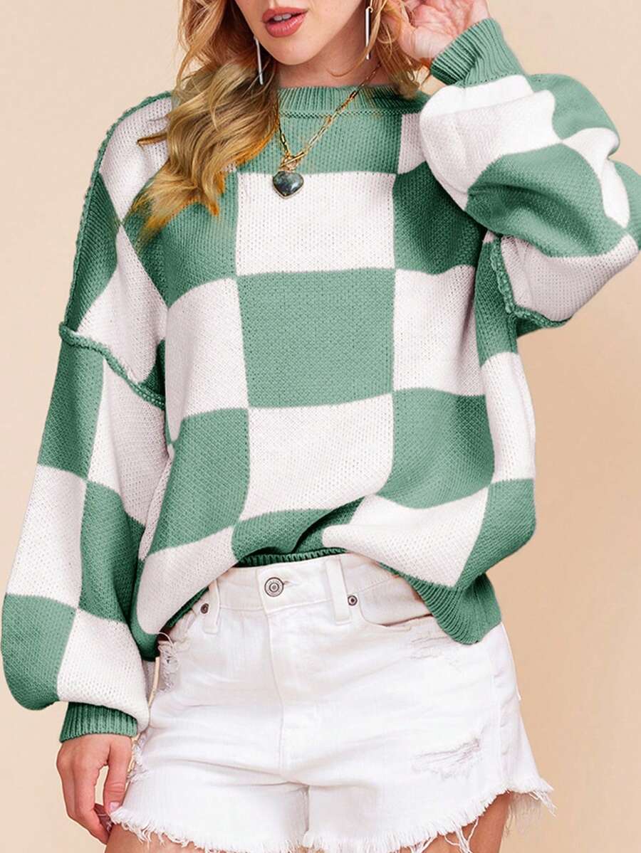 Noor | Colorblock Knit Sweater