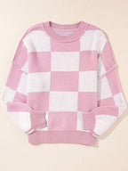 Noor | Colorblock Knit Sweater