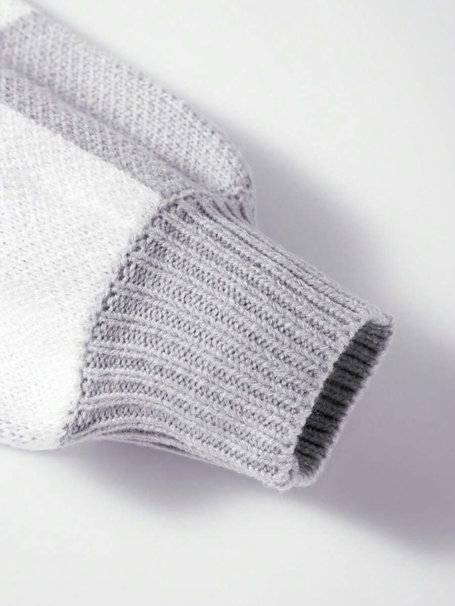 Noor | Colorblock Knit Sweater