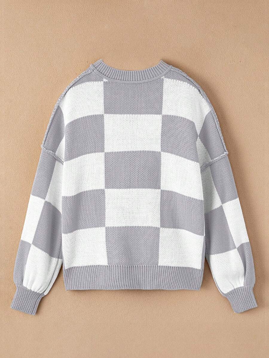 Noor | Colorblock Knit Sweater