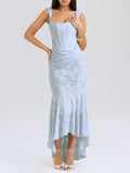 Celeste | Floral Sculpted Maxi Dress