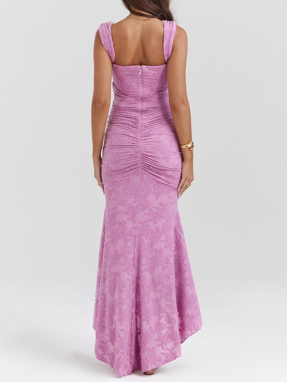 Celeste | Floral Sculpted Maxi Dress