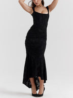 Celeste | Floral Sculpted Maxi Dress