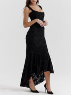 Celeste | Floral Sculpted Maxi Dress