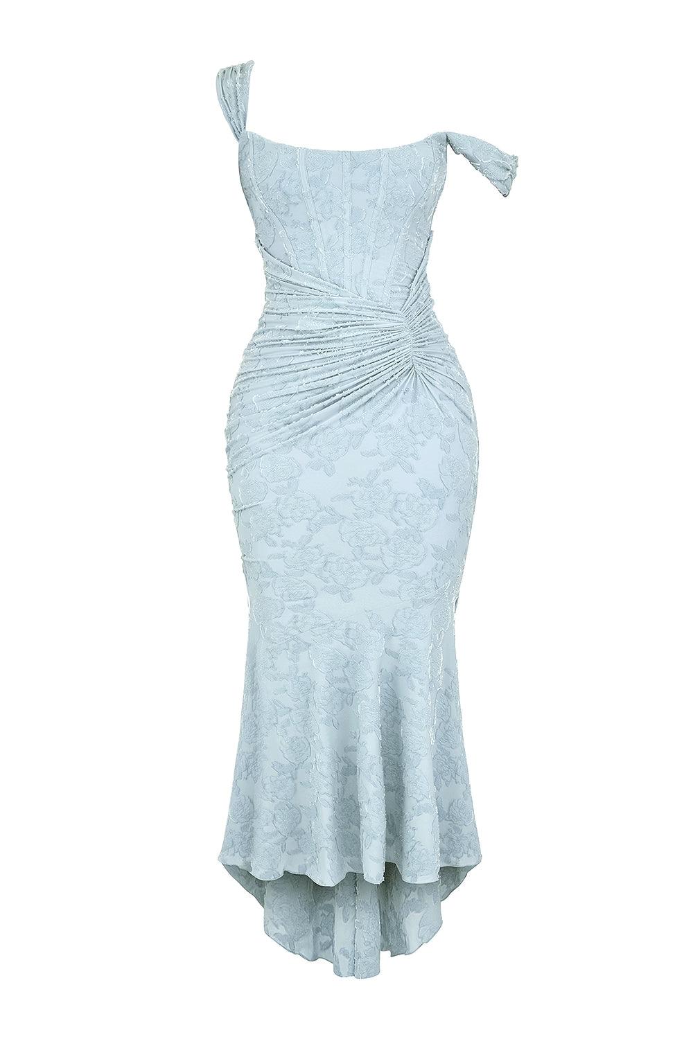 Celeste | Floral Sculpted Maxi Dress