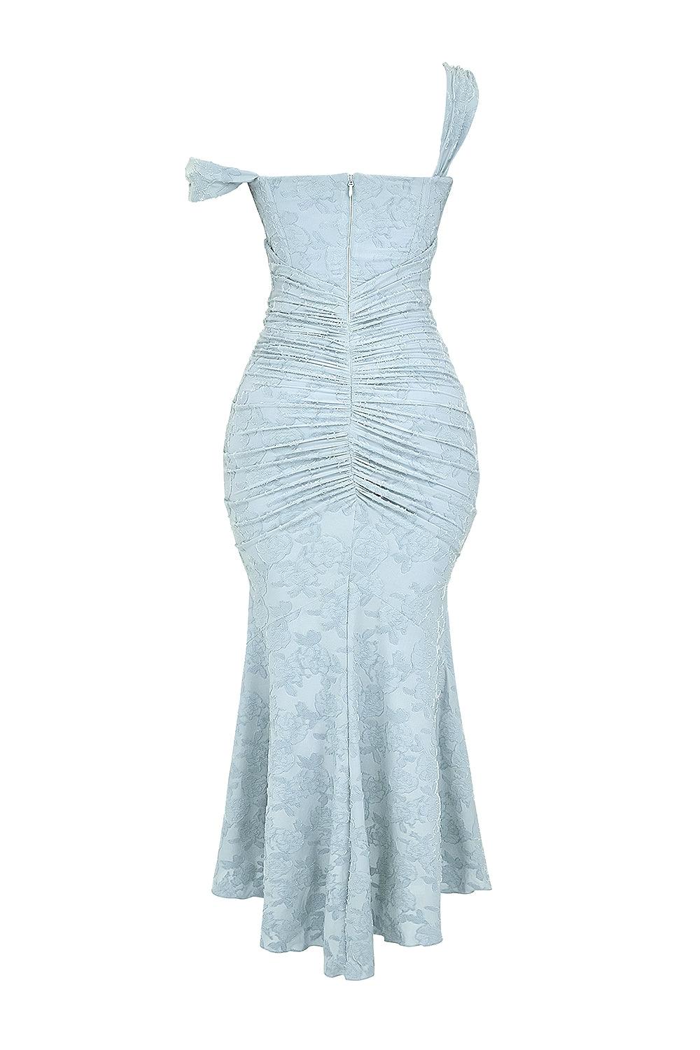 Celeste | Floral Sculpted Maxi Dress