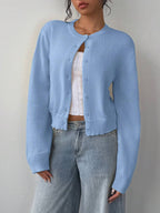 Amara | Cropped Button Cardigan