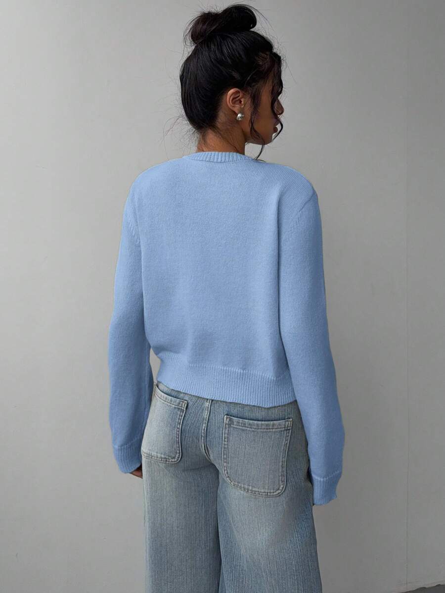 Amara | Cropped Button Cardigan