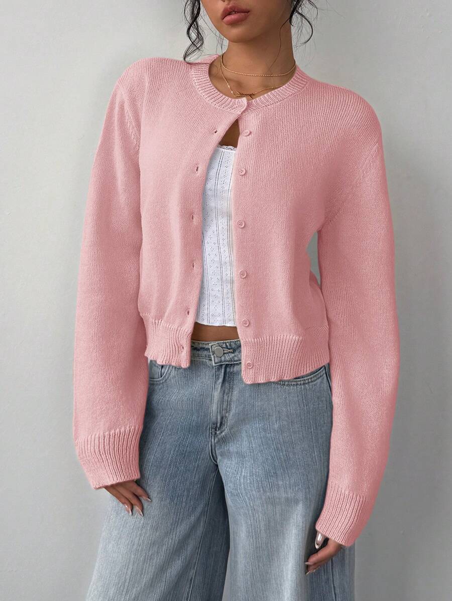 Amara | Cropped Button Cardigan
