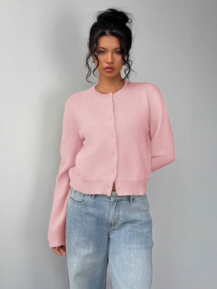 Amara | Cropped Button Cardigan