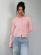 Amara | Cropped Button Cardigan