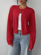 Amara | Cropped Button Cardigan
