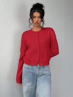 Amara | Cropped Button Cardigan
