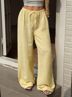 Ivara | Straight-Leg Tie-Waist Pants