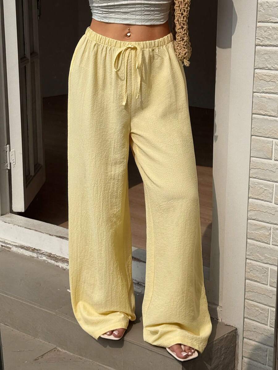 Ivara | Straight-Leg Tie-Waist Pants