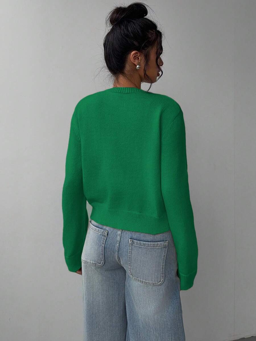 Amara | Cropped Button Cardigan