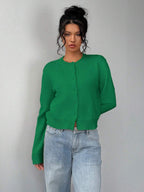 Amara | Cropped Button Cardigan