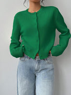 Amara | Cropped Button Cardigan
