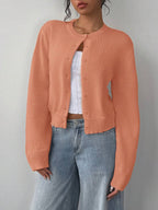 Amara | Cropped Button Cardigan