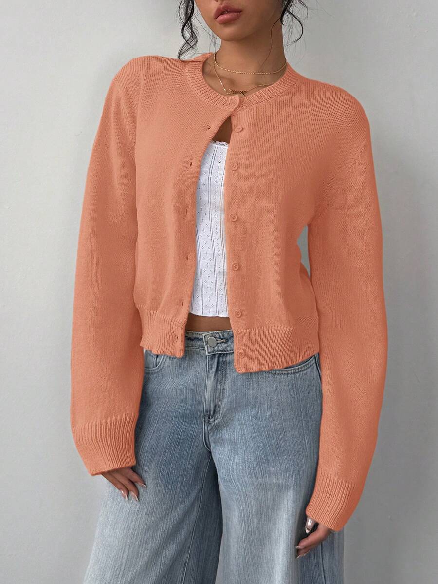 Amara | Cropped Button Cardigan