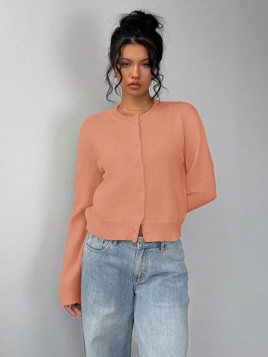 Amara | Cropped Button Cardigan