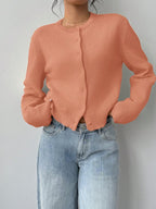 Amara | Cropped Button Cardigan