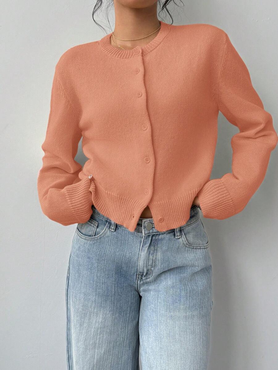 Amara | Cropped Button Cardigan