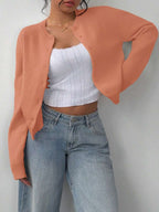 Amara | Cropped Button Cardigan