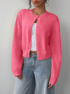 Amara | Cropped Button Cardigan