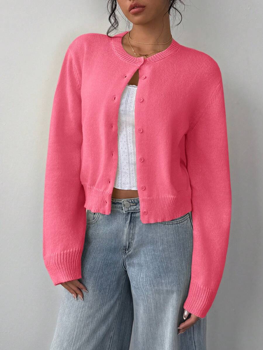 Amara | Cropped Button Cardigan