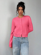Amara | Cropped Button Cardigan