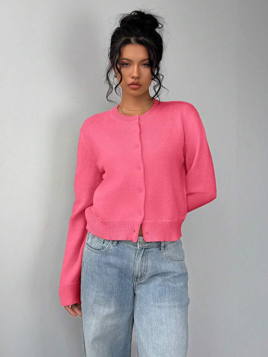 Amara | Cropped Button Cardigan