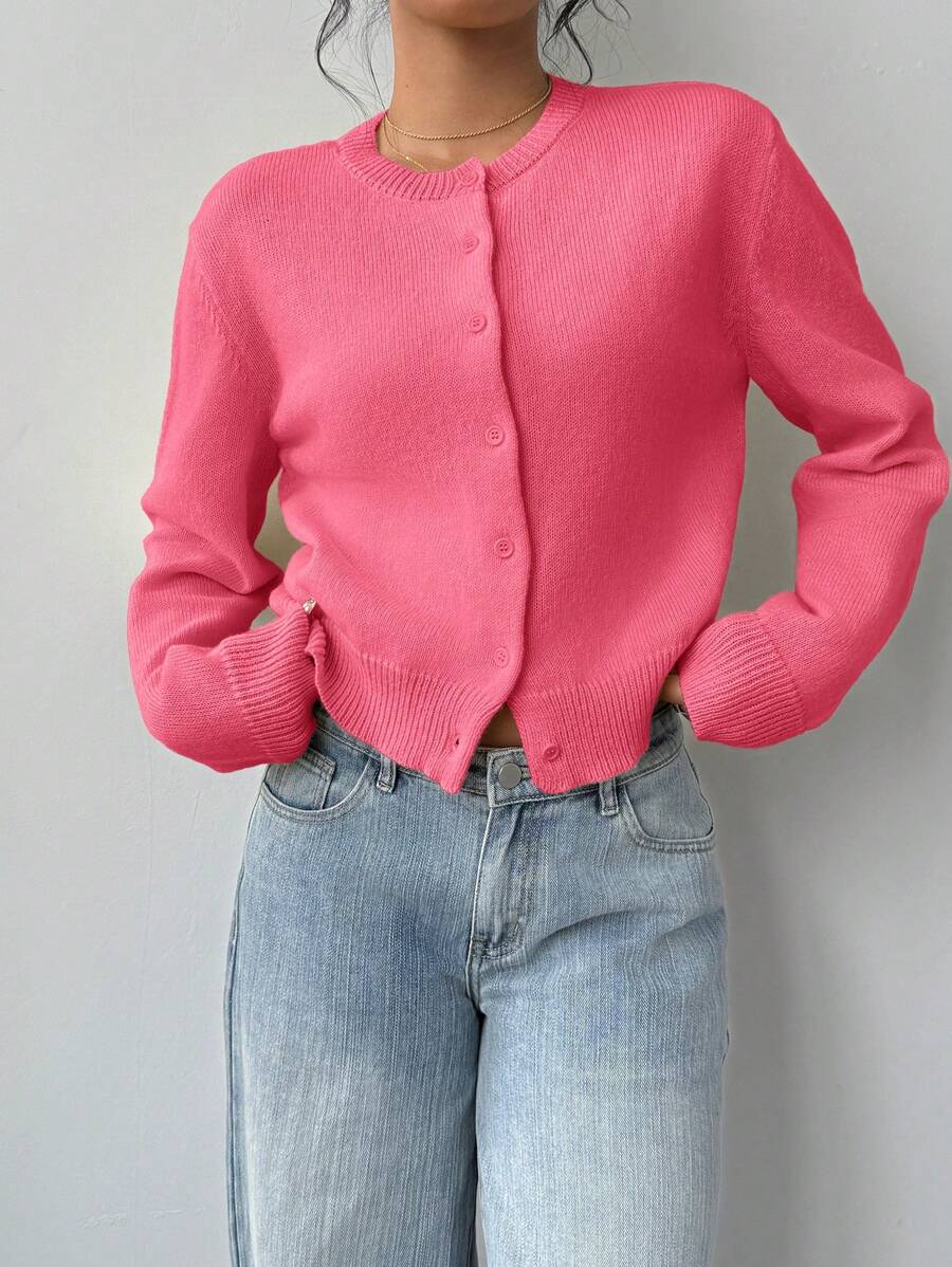 Amara | Cropped Button Cardigan