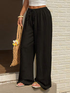 Ivara | Straight-Leg Tie-Waist Pants