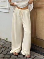 Ivara | Straight-Leg Tie-Waist Pants