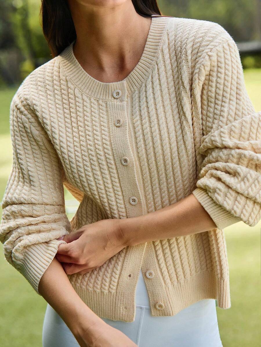 Amara | Cropped Button Cardigan