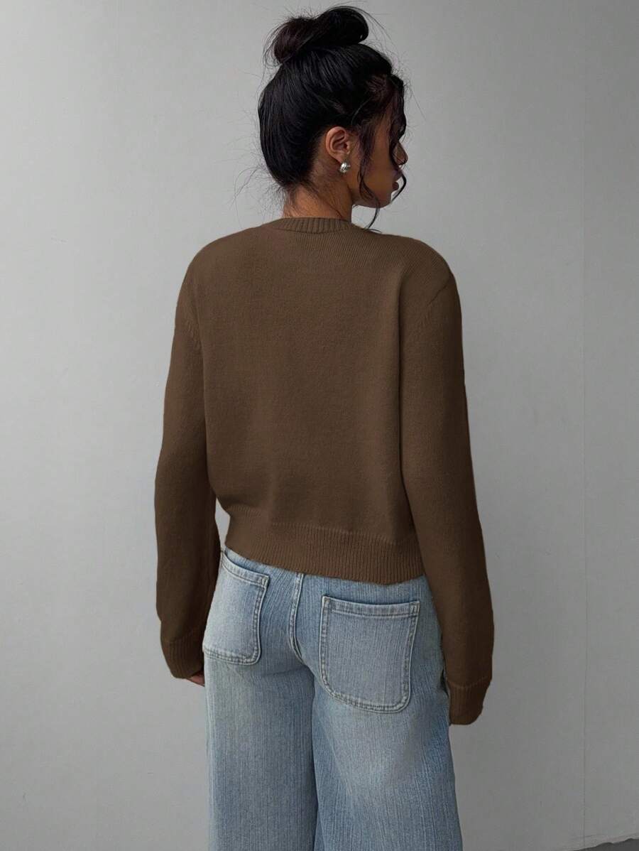 Amara | Cropped Button Cardigan