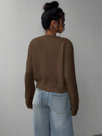Amara | Cropped Button Cardigan