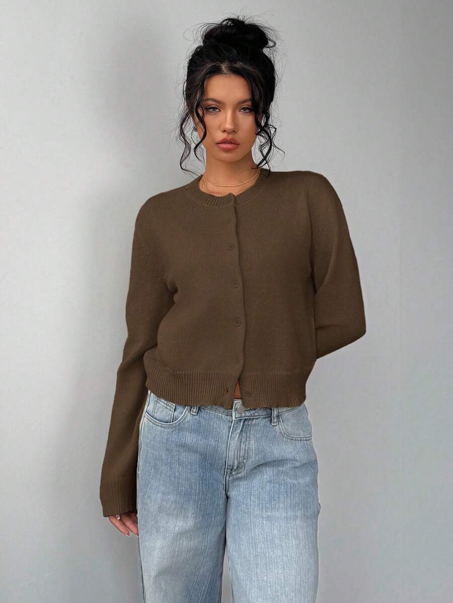 Amara | Cropped Button Cardigan