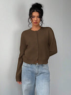 Amara | Cropped Button Cardigan