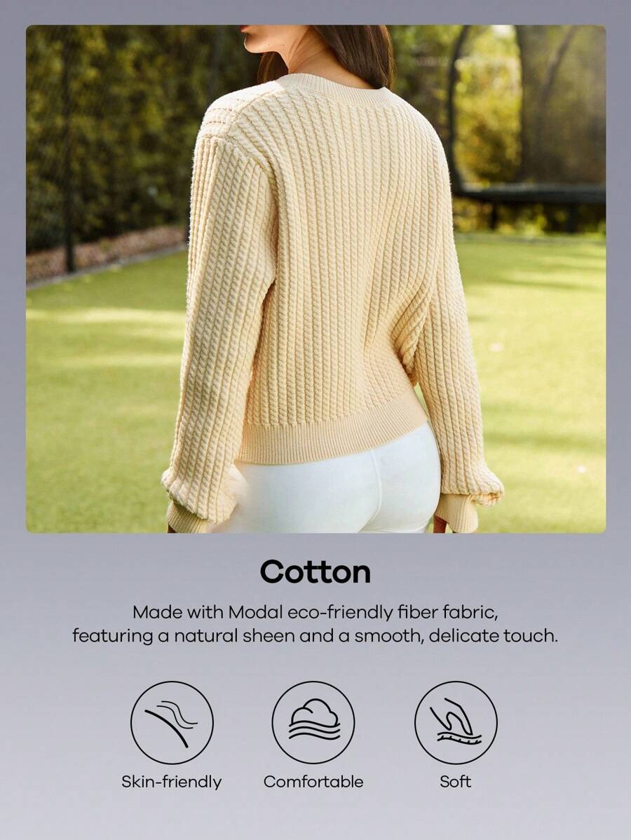 Amara | Cropped Button Cardigan