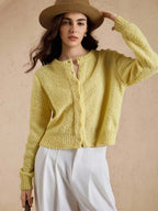 Amara | Cropped Button Cardigan